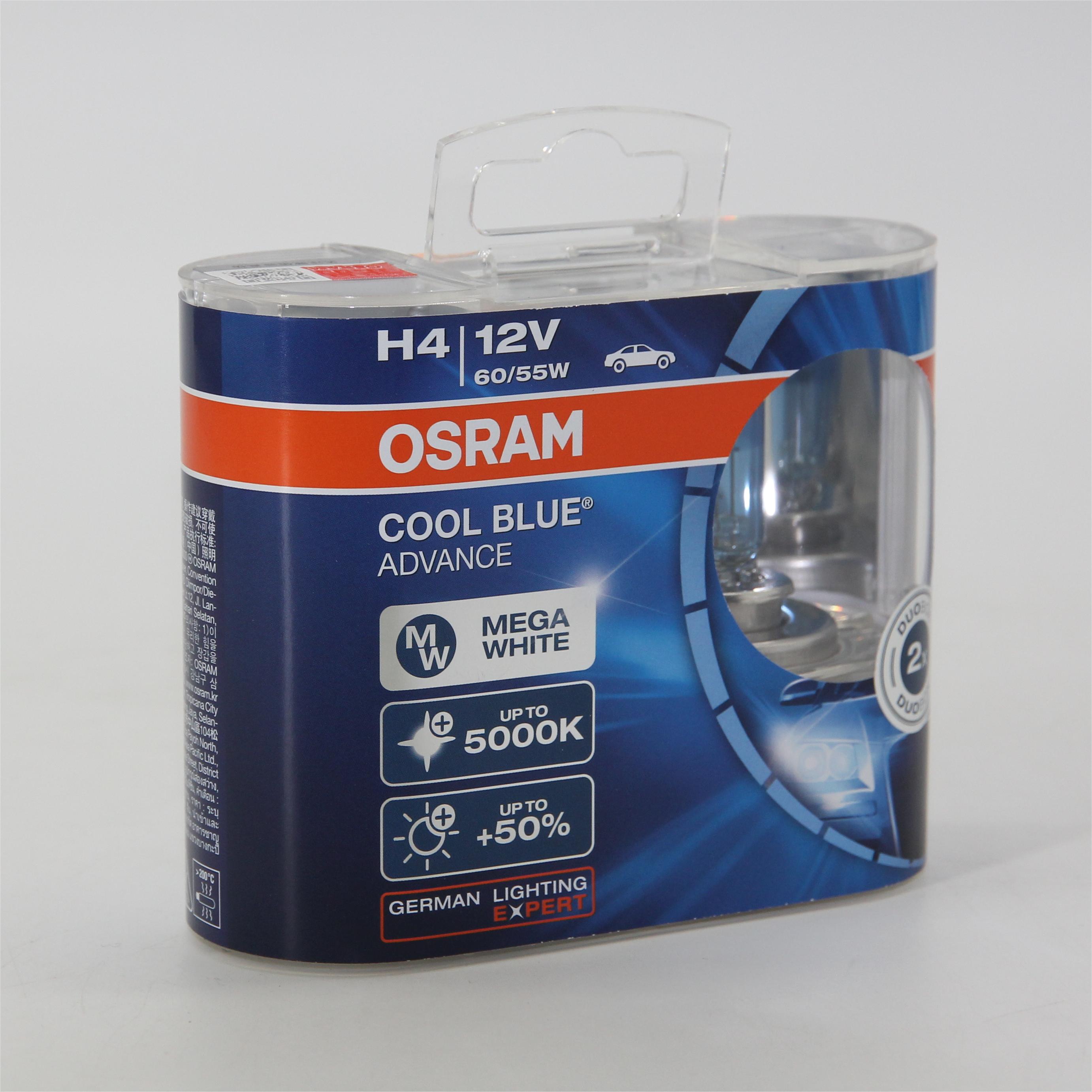 H4 CBA 12V 60/55W, attacco P43t