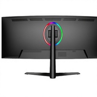 Moniteur de jeu incurvé 5K de 44,5 pouces, 165 Hz, écran LCD IPS ultra large, écran large écran largeur de vue large DP