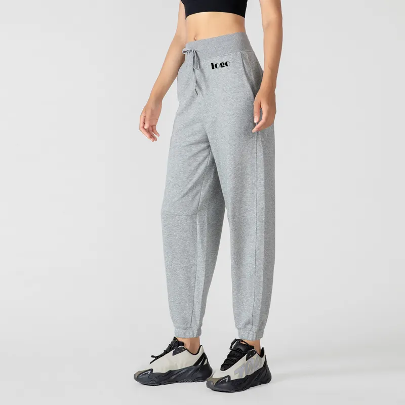 2022 All Season custom casual comfy cotton oversized harem track pants womens jogging pants multicolor ladies sweat pants