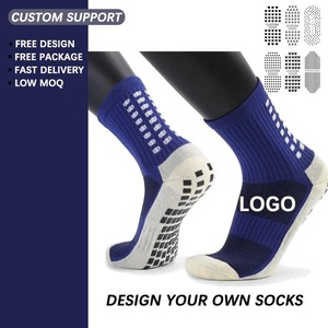Biểu tượng tùy chỉnh Grip Non-Slip Vớ thể thao người đàn ông vớ bóng đá Grip vớ bóng đá - Product Image 2