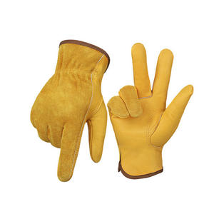 Wesure S4801 Taille XL Gants de sécurité pour jardinage et ferme imperméables et antidérapants en cuir résistant au feu - Product Image 3