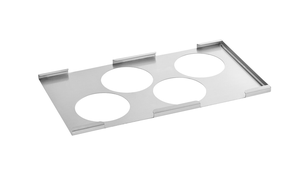 Commercial Kitchen Equipment 4 Hole Squeeze Bottle <b>Holder</b> for 1/3 Size <b>Pan</b> Restaurant Kitchen Counter Restaurant Condiment - Product Image 2
