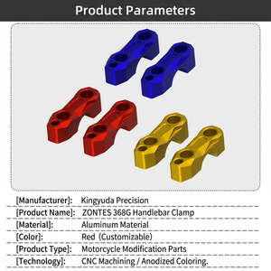 Cache de fixation de guidon CNC en aluminium aérospatial personnalisé, léger et durable, pour Yamaha Tenere <span class=keywords><strong>ADV</strong></span> - Product Image 5