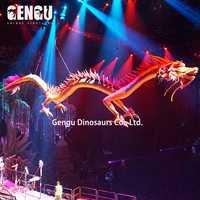 Loong Statue Dragon chinois modèle intérieur métal aire de jeux centres commerciaux parcs d'aventure aéroports garderies jardins d'enfants