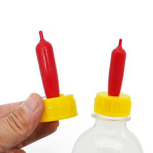 Dot lembut domba hewan tahan lama, plastik dot pemberi makan susu domba bayi kambing - Product Image 6