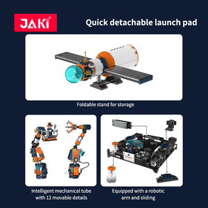 Jaki Bán Buôn Kích Thước Lớn Điện Tử Tự Làm Xây Dựng Đồ Chơi Đặt Bình Minh Vinh Quang Tên Lửa Mô Hình Với Ánh Sáng Xây Dựng Gạch Cho Trẻ Em - Product Image 5