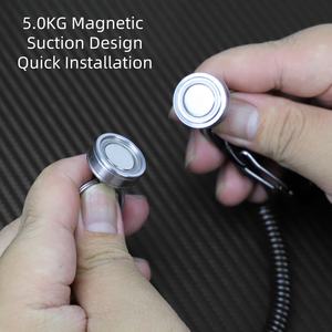 Sangle <span class=keywords><strong>de</strong></span> sécurité magnétique pour poignet, cordon rétractable en acier, porte-clés pour outils <span class=keywords><strong>de</strong></span> pêche en plein air et équipement portable - Product Image 4