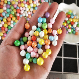 Mini perles en mousse <span class=keywords><strong>de</strong></span> polystyrène, 25-2000 pièces/<span class=keywords><strong>lot</strong></span>, 7-9mm, en plastique, décorations, pour noël, nouvel an, à faire soi-même - Product Image 4