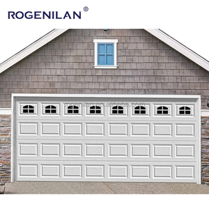 Portes <span class=keywords><strong>de</strong></span> <span class=keywords><strong>garage</strong></span> automatiques imperméables sur mesure pour villas résidentielles Portes <span class=keywords><strong>de</strong></span> <span class=keywords><strong>garage</strong></span> automatiques sectionnelles à cadre en aluminium - Product Image 2