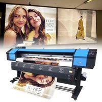Máquina Automática para Impresión de Banners Flexibles y Adhesivos para Autos, Plotter de 1.6m/1.8m/3.2m con Cabezal I3200/xp600, Impresora de Inyección de Tinta Eco Solvente para Exteriores