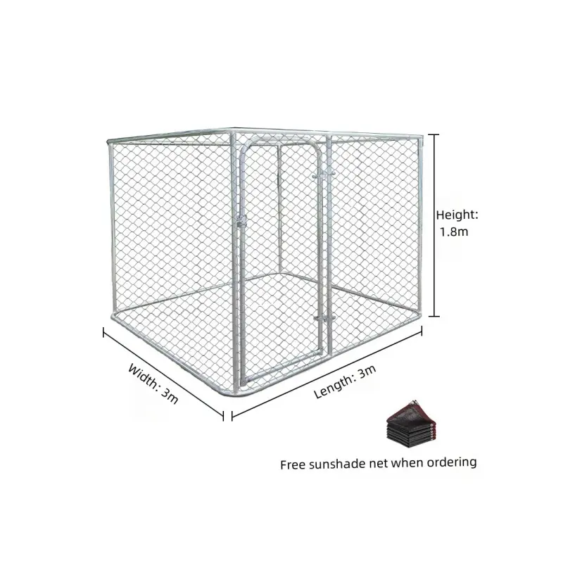 Basit kapı kilidi tabakası tavuk kafesi güvenli ve anti-jailbreak papağan kafesi