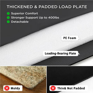 Wasserdichte rutsch feste Hunde hängematte 8-lagiger harter Boden PE-Schaum Einfache Installation 400lbs Kapazität Hund Autos itz bezug 8-lagiger harter Boden - Product Image 4