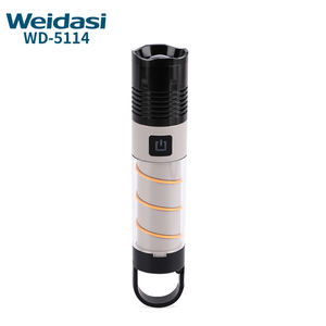 مصباح يدوي LED قابل لإعادة الشحن عبر USB من ويداس، عالي الطاقة مع خاصية التكبير والتصغير وعرض الطاقة، إضاءة عالية - Product Image 1