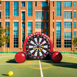 Jeu gonflable commercial de carnaval de football de sport pour adultes PVC noir <span class=keywords><strong>Golf</strong></span> fléchettes 3 mètres de hauteur sac <span class=keywords><strong>d</strong></span>'accessoires de souffleur inclus - Product Image 5