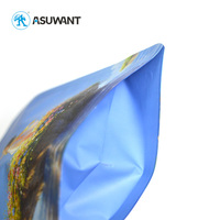Sacs alimentaires en plastique personnalisés avec impression braille, vernis UV brillant, finition mate douce au toucher, pochette d'emballage
