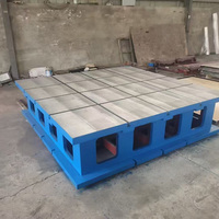 Plaques de surface en fonte durables pour tables à rainures en T, vendues par les fabricants, et panneaux de surface en fonte moulée au sable de résine