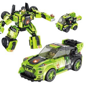 Robot deformation racing 3 in 1 set <span class=keywords><strong>puzzle</strong></span> Toddler rc legoes car models diy construction blocks - Product Image 4