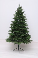 Matériel vierge ignifuge vente chaude artificielle PVC pin aiguille arbre de Noël Décorations de Noël