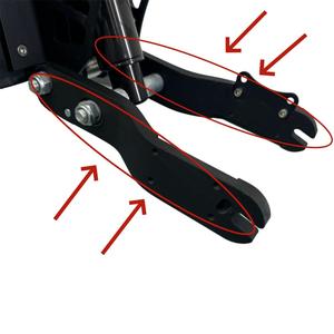 Repuestos para Patinete Eléctrico Geofought, Brazo Oscilante Delantero y Trasero, Suspensión Delantera Tipo C para Patinete Eléctrico Geofought E5A M11 - Product Image 3