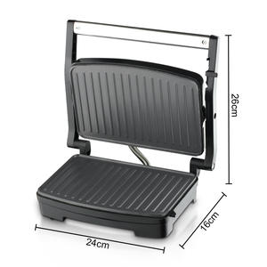 เครื่องทำแซนวิชไฟฟ้าแบบสัมผัส ทำจากสแตนเลสแบบแผ่นบาง พร้อมระบบควบคุมอุณหภูมิ - Product Image 2