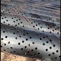 Fabrication de tuyaux en acier, tuyaux en acier au carbone, tuyaux en acier ferreux, perçage de trous