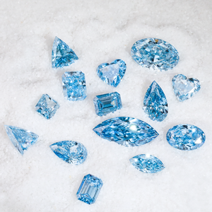 ラボグローンブルー2カラット無認定ルーズダイヤモンドリングペンダントジュエリー作りファンシーカットメーカー卸売価格 - Product Image 6