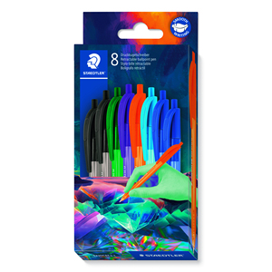 STAEDTLER - Juego de Bolígrafos MULTIVERSE de 8 Piezas, Colores Surtidos - Product Image 1