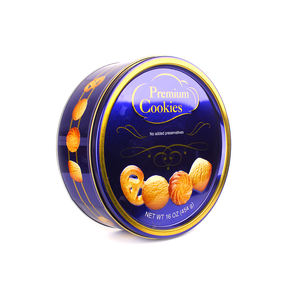 454G Biscuits croustillants au beurre sucré Royal Castle avec des saveurs de sucre, de chocolat, de fromage et de café en emballage boîte - Product Image 3