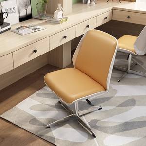 现代简约设计旋转办公椅合成革可调头枕聚氨酯面料促销 - Product Image 5