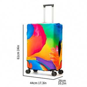 <b>Xl</b> Explore Land Travel Luggage Cover <b>Suitcase</b> Protector for 18-30 Inch Luggage Case - Product Image 2