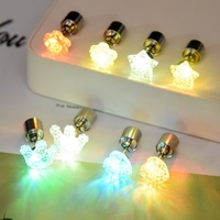 Boucles d'oreilles Gaby Fashion en acier inoxydable de haute qualité avec zircon, plaquées or rose, forme étoile/cœur/lune vintage, unisexe, cadeau de fiançailles