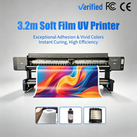 Máquina UV de Gran Formato de 3.2m para Impresión en Rollo de Película de PVC Flexible, Pancartas Retroiluminadas, Calcomanías XP600