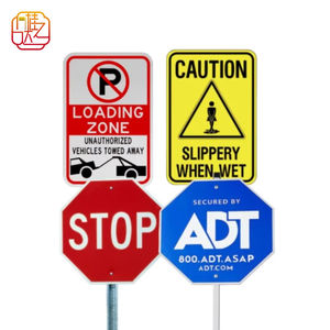 Panneaux de signalisation réfléchissants en aluminium imprimables personnalisés Parking réservé Panneau publicitaire de sécurité routière "No Parking" Road ADT Sign - Product Image 1