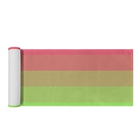 Chemin de table en polyester personnalisé avec motif Aroflux, thème arc-en-ciel gay, parfait pour la table à manger à la maison et la décoration de fête à thème