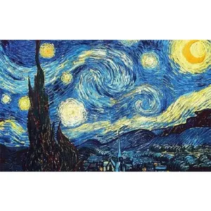 Digital Adults Painting by Numbers Van Gogh Abstract Sky DIY Oil