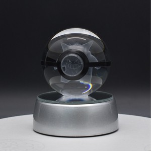 Base LED in Cristallo K9 Lucido Trasparente Stile Arte Popolare Europea 50mm con Incisione Laser 3D Personalizzata, Vendita all'Ingrosso dalla Fabbrica - Product Image 6