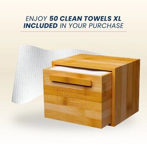Caja de pañuelos de madera, organizador de almacenamiento rectangular para escritorio, para pañuelos faciales, uso doméstico en el baño, tipo vertical de color sólido - Product Image 3