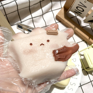 New Cute Rabbit Fried <b>Egg</b> Baked Rice Cake Soft and Sticky Silicone <b>Toy</b> to Relieve Stress and Anxiety - Product Image 4