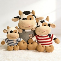 Boneka Sapi Angela Hoodie Grosir, Custom LOGO, Maskot Perusahaan, Hadiah Promosi, Mainan Boneka Hewan Ternak
