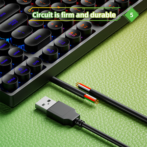 Oem/ODM tùy chỉnh 87-Key im lặng chơi game cơ khí Bàn Phím Bán buôn 60% đa chức năng thể thao điện tử bàn phím - Product Image 3