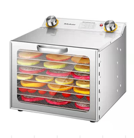 Déshydrateur alimentaire commercial intelligent à 8 plateaux, le meilleur rapport qualité-prix