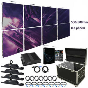 نظام كامل 4م × 3م شاشة LED من نوع P2 P3 P2.6 P2.9 P3.91 لوحة LED 500 مم × 500 مم خلفية شاشة LED للاستخدام الداخلي والخارجي - Product Image 1