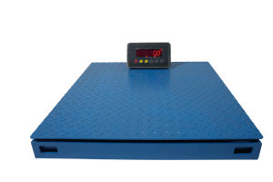 맞춤형 ODM 초박형 산업용 이중 데크 플랫폼 바닥 저울 LED 디스플레이 방부제 저울 1년 보증 - Product Image 1