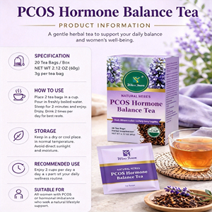 ชาสมุนไพรวินส์ทาวน์ สำหรับปรับสมดุลฮอร์โมน PCOS บรรจุ 20 ซอง ช่วยปรับสมดุลร่างกายและจิตใจ บรรเทาอาการ ชาเพื่อสุขภาพสำหรับผู้หญิง - Product Image 4