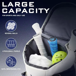 <span class=keywords><strong>Sac</strong></span> de sport multifonctionnel personnalisé avec logo pour raquettes de tennis, padel et <span class=keywords><strong>badminton</strong></span>, avec compartiment <span class=keywords><strong>à</strong></span> chaussures - Product Image 4