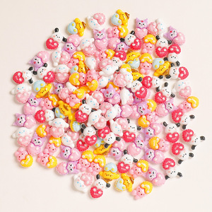 Accesorios para Carcasas de Teléfono con Pegamento de Crema DIY, Diseño de Corazón, Animal, Cachorro, Personajes de Dibujos Animados Hechos a Mano, Técnica de Goteo de Aceite - Product Image 4