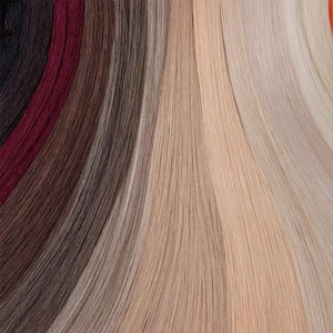 Rebecca Giá Rẻ <span class=keywords><strong>Ombre</strong></span> Tóc Vàng Crochet Dài Sợi Ngang Cao Sợi Tóc Dệt Lụa Thẳng Bện Tổng Hợp Bó Phần Mở Rộng Tóc - Product Image 6