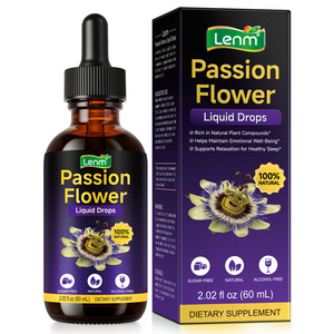 Lenm Relaxation per un Sonno Sano: <span class=keywords><strong>Gocce</strong></span> Liquide di Passiflora per il <span class=keywords><strong>Benessere</strong></span> Emotivo - Product Image 1
