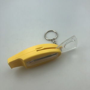 Haonan 4 In 1 Whistle With Compass Thermometer And Magnifier For Outdoor Camping Survival Gear Compact Portable ABS Material - Product Image 2