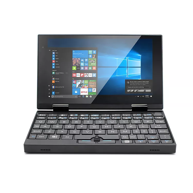 Factory Low Price Netbook Sale Newest Design Wholesale 1024x600 N3350 7 Inch Mini 360 Degree Laptop With 8+128GB